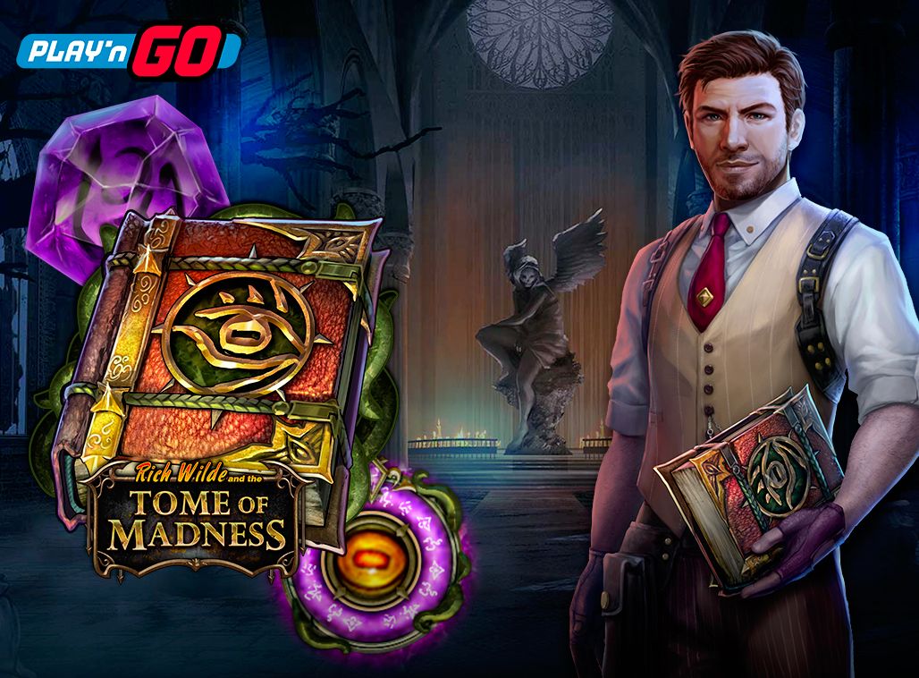 Tome of Madness — tema Cthulhu com Rich Wilde, portais místicos e símbolos do universo Lovecraft